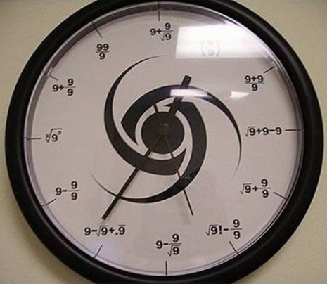 Que hora é? Espera que o calculo nun tris…