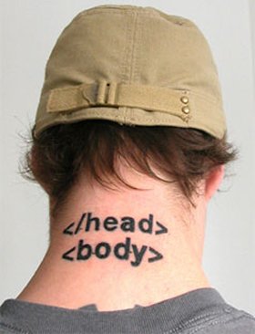 tatuaxe de deseñador web